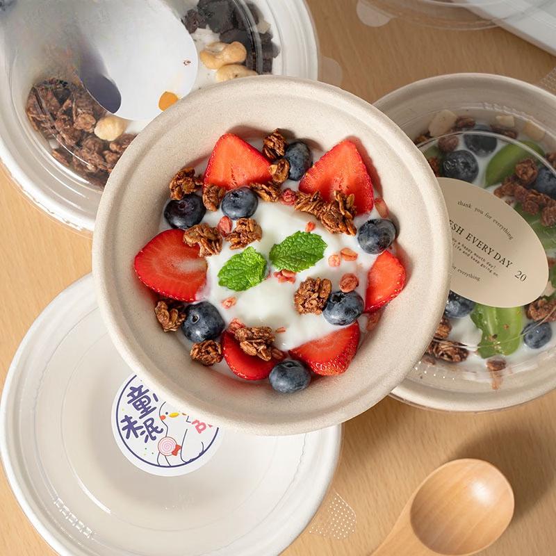 Yuzhuxun Disposable Pulp Takeaway Bowls
