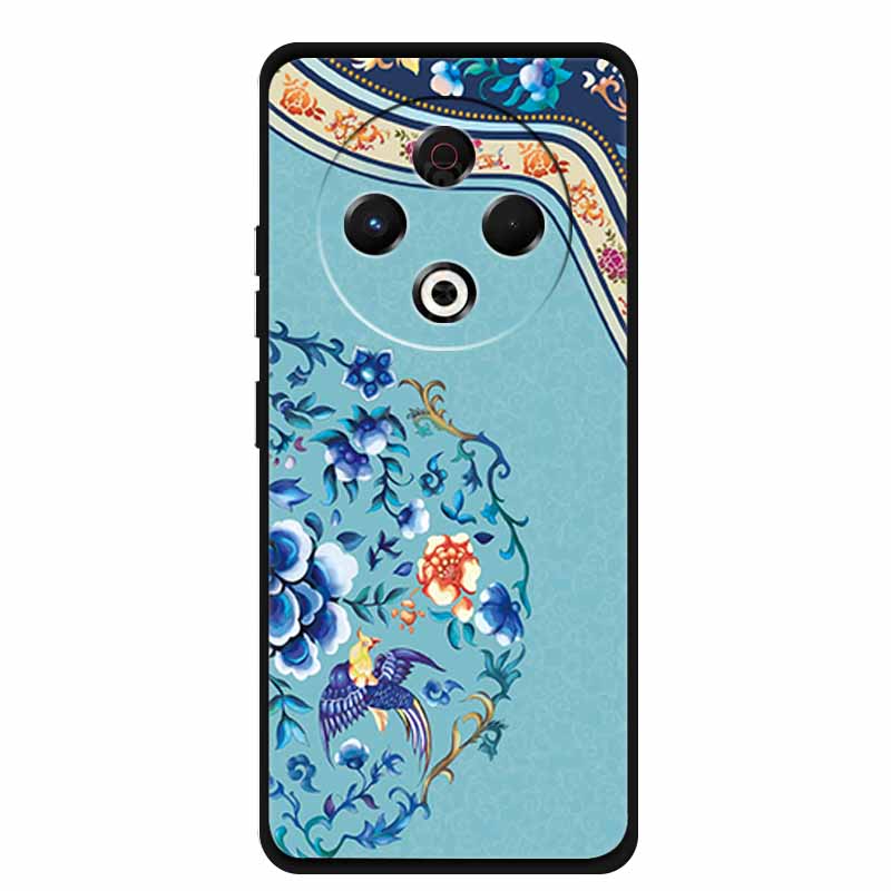 3D Phone Cover For Tecno Pova 6 Neo Pova6Neo Cases Soft TPU Silicone Case Tecno Pova 6 Pro Pova6 Embossed Flowers Blossoms Funda