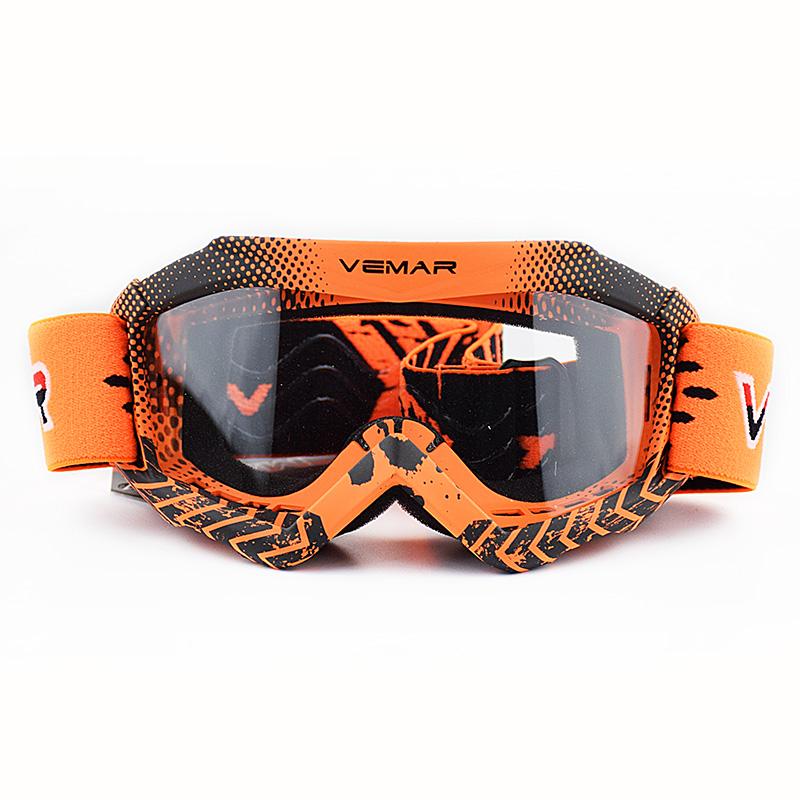 Vemar Motocyklové brýle Dětské Motocyklové Závodní Brýle MX MTB Off-Road Dirt Kid Bike Pro Motokrosová Helma Gafas