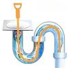 Creative sewer unclogging hook, hair hair floor drain unclogger, 50.5cm bathroom sink anti clogging cleaning hook