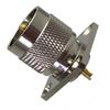 1pcs UHF SO239 Male Plug & Female Jack 2 Holes & 4 Holes Flange & Bulkhead Nut Connector Solder Cup Panel Mount RF Coaxial Brass