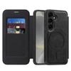 For Samsung Galaxy S24 Magnetic Case RFID Blocking Card Holder Leather Phone Cover