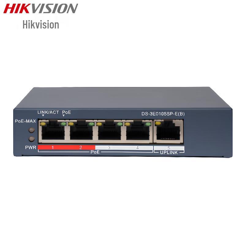 

Hikvision 5-Port 100M Desktop POE Switch