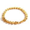 8MM Heart Love Bracelet Women Watch Chain Women 24K Gold AU999 - Fashion Watch Band Design, Daily Office Wear