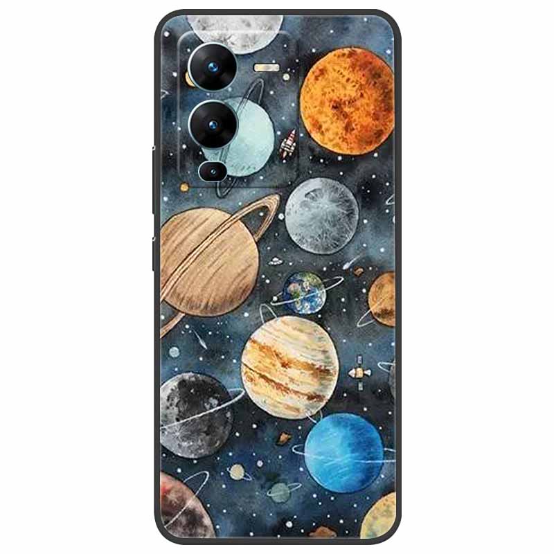 

Для vivo V25 Pro Чохол V2158 М який Силіконовий TPU Чохол для Телефону Для vivo V25 Pro 5G Чохол Ударостійкий Capa V 25 Pro V25Pro Coque Крутий For vivo V25 Pro