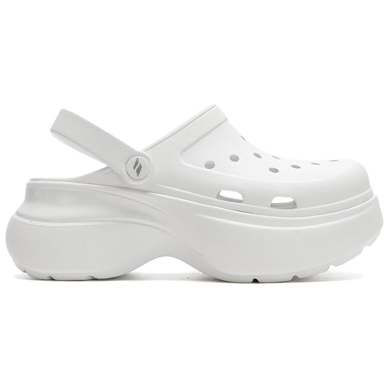 Skechers Stomp Comfortable Lightweight Casual Versatile Summer Beach Platform Slip-On Shoes Women Shoes White 111678-WHT