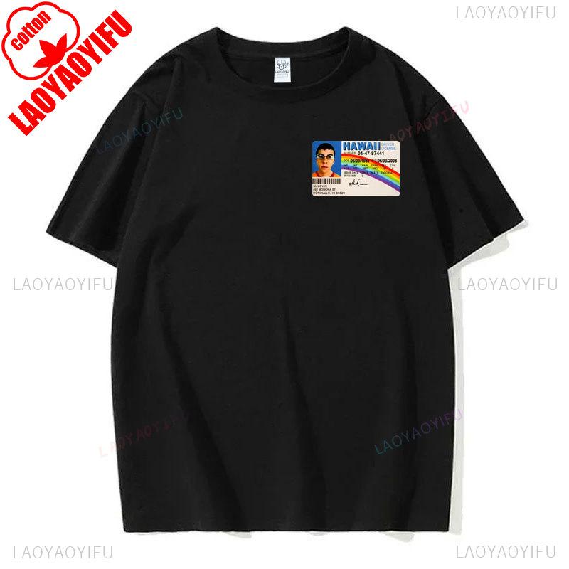 

Funny Men Clothing Mclovin Id Card Superbad Geek T Shirt Summer Cotton Fashion Humor Graphic T - shirts Casual Streetwear Tops 4XL