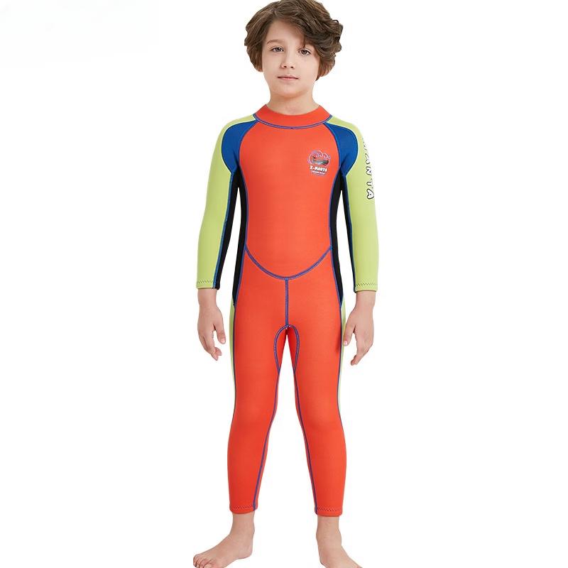 

Kids Long-Sleeve One-Piece Wetsuit S-2XL
