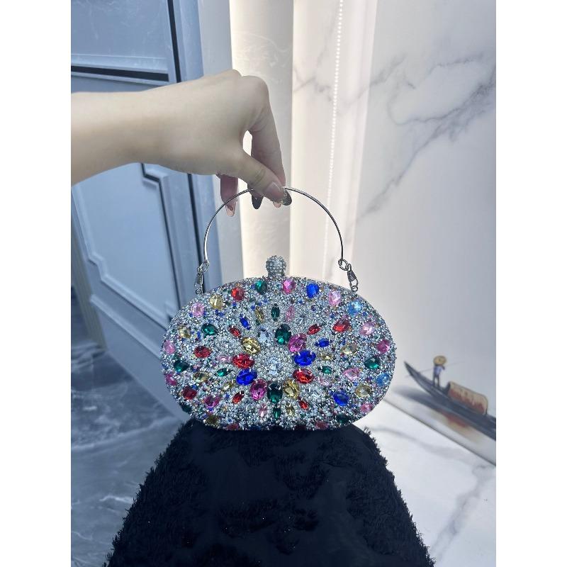 Popular Sunflower Dinner Bag Ladies Banquet Clutch Bag Handbag Dress Evening Bag Diamond Bag