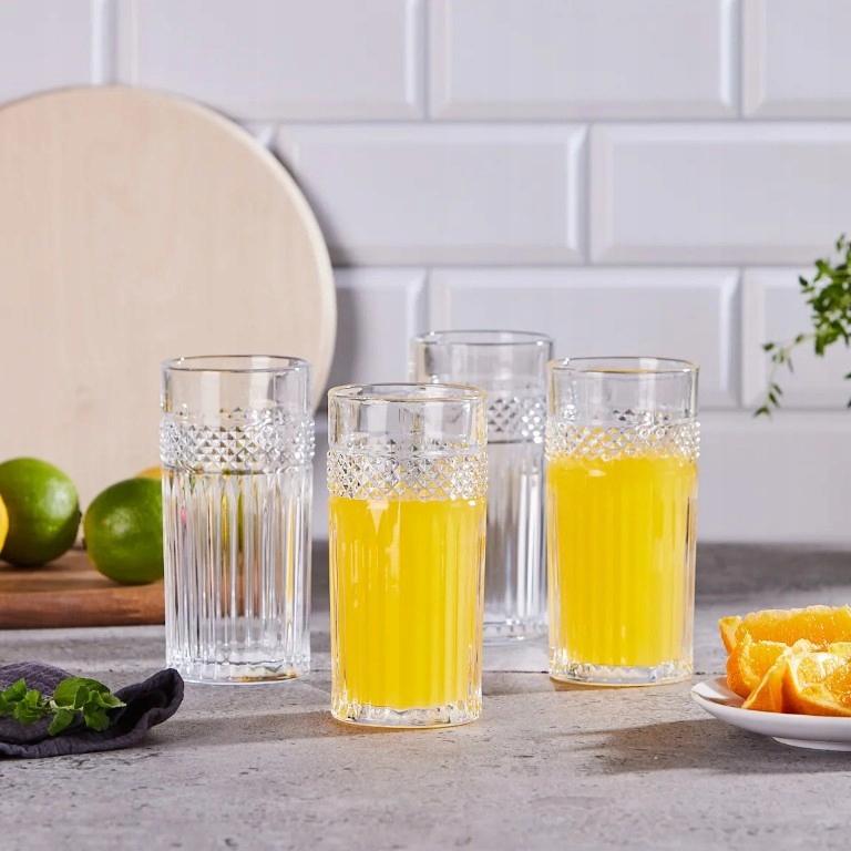 Szklanka do napojów 360 ml szklanka 15 cm przeźroczysta 1 szt Greta