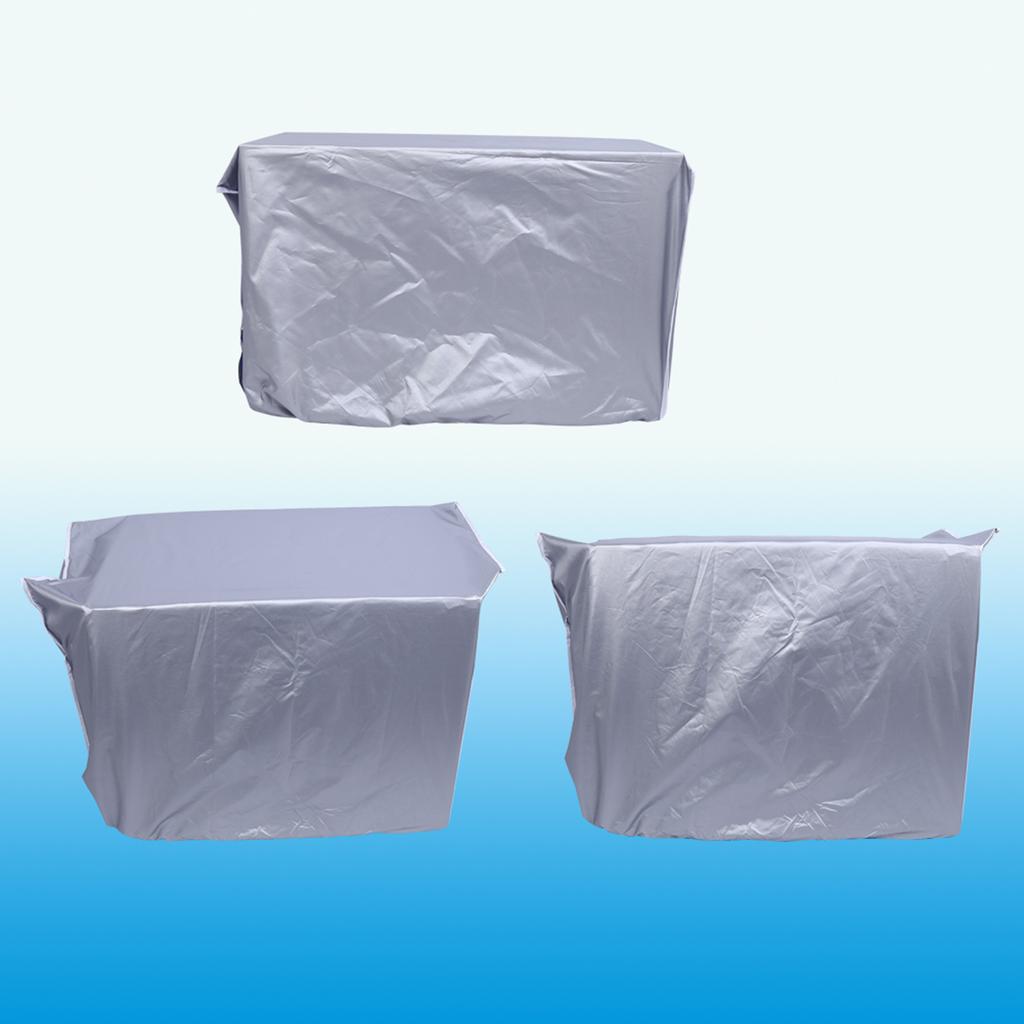 Outdoor Air Conditioner Cover Polyester Waterproof Sunproof Dust Proof Air Conditioner Protective Cover for Home