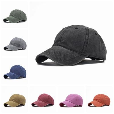 Retro Baseball Cap for Women Men Washed Cotton Dad Baseball Hat Casual Snapback Hat Summer Sun Cap Unisex Snapback Hats