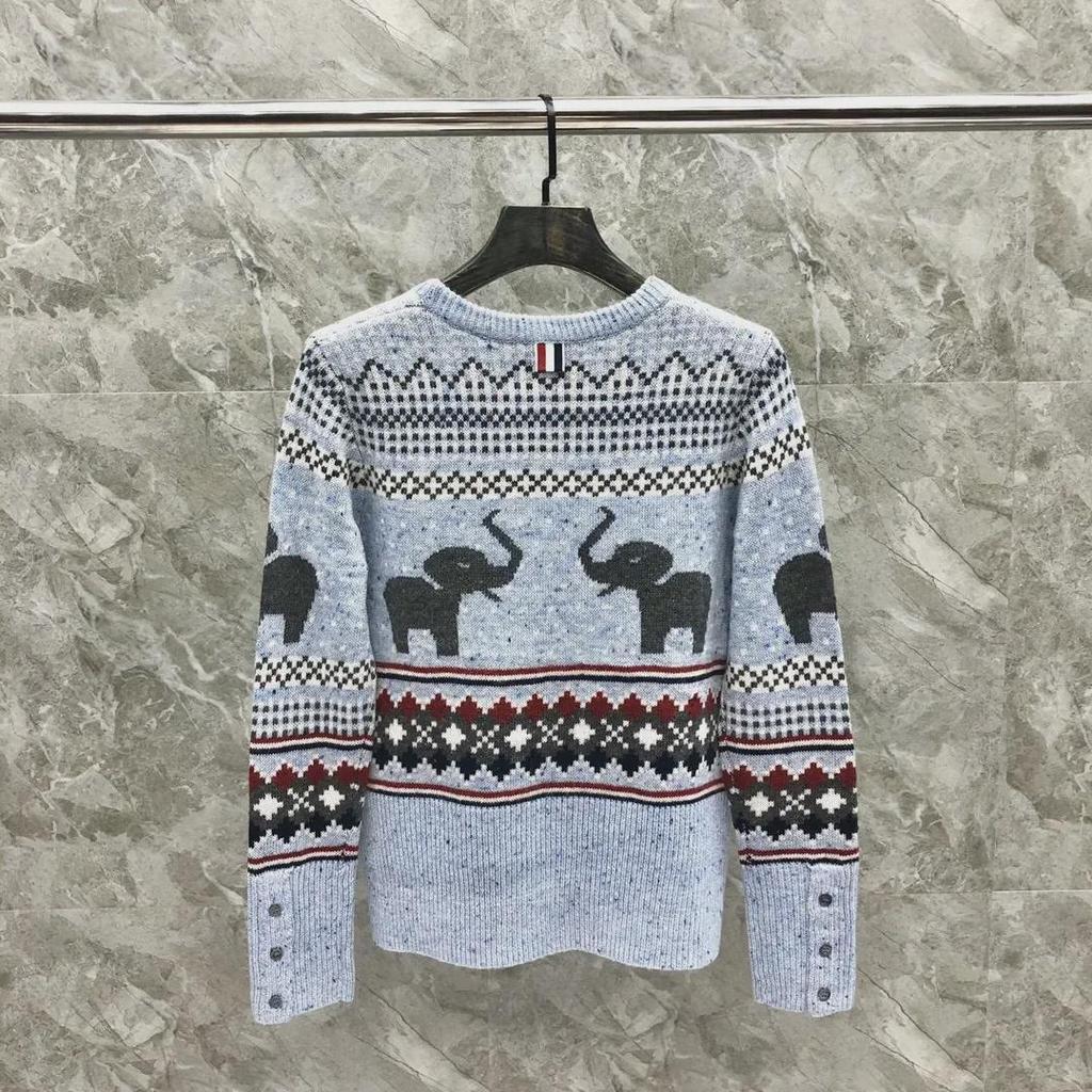 Unisex High-Quality Elephant Wool Sweater - Casual, Versatile, Trendy, Round-Neck for Autumn/Winter
