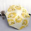 Psyduck Cartoon Pattern, Automatic Folding Umbrella, Portable and Foldable Design, 8 Ribs, a Christmas or Birthday Gift.