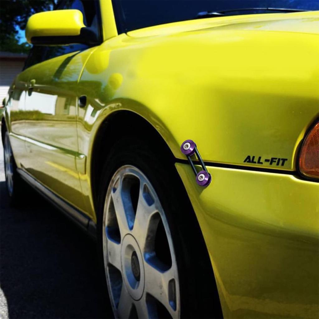 Bumper Trunk Quick Release Front Rear Bumper Fastener Kit (Purple)