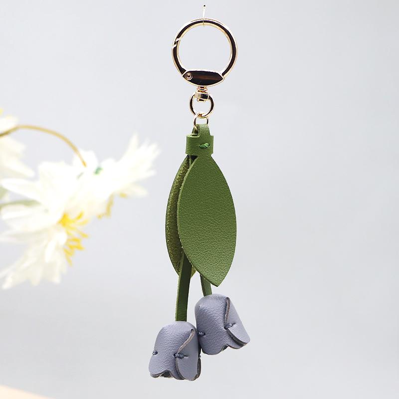 

1 шт. Подвески для сумки Модные Цветочная форма Аксессуары для одежды Брелоки Подвески для сумки Форма тюльпана Высококлассные Многоцветные