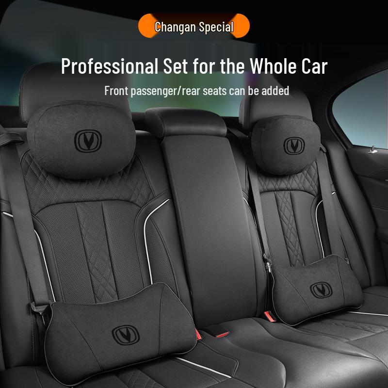 Changan Auto Headrest Neck Pillow & Lumbar Cushion Set for CS35/CS55/CS75plus