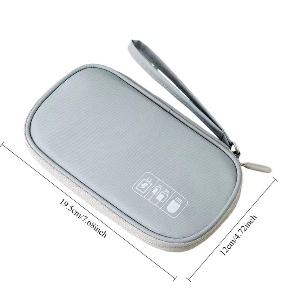 Multifunctional Electronic Cable Organizer Pouch Waterproof Portable Electronics Storage Bag Dustproof Handheld Digital Bag