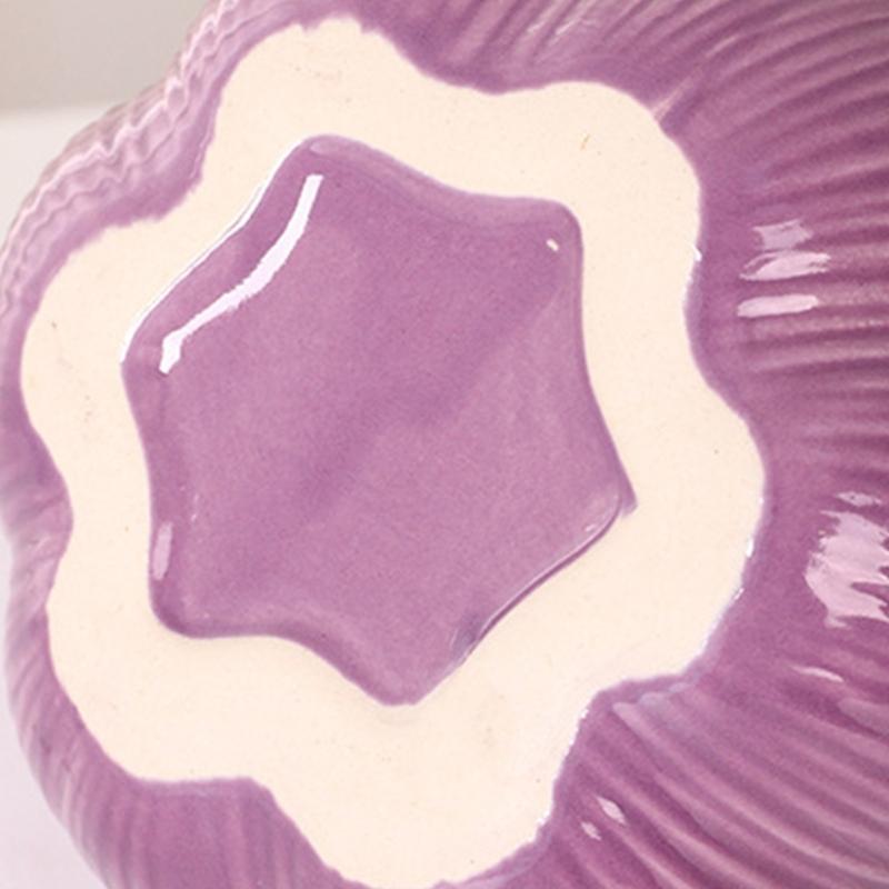 Handgefertigter Zwiebelform Keramiktopf Dekorativer Blumentopf für Wohnzimmer oder Arbeitszimmer Stabile Oberflächen Leicht zu pflegen