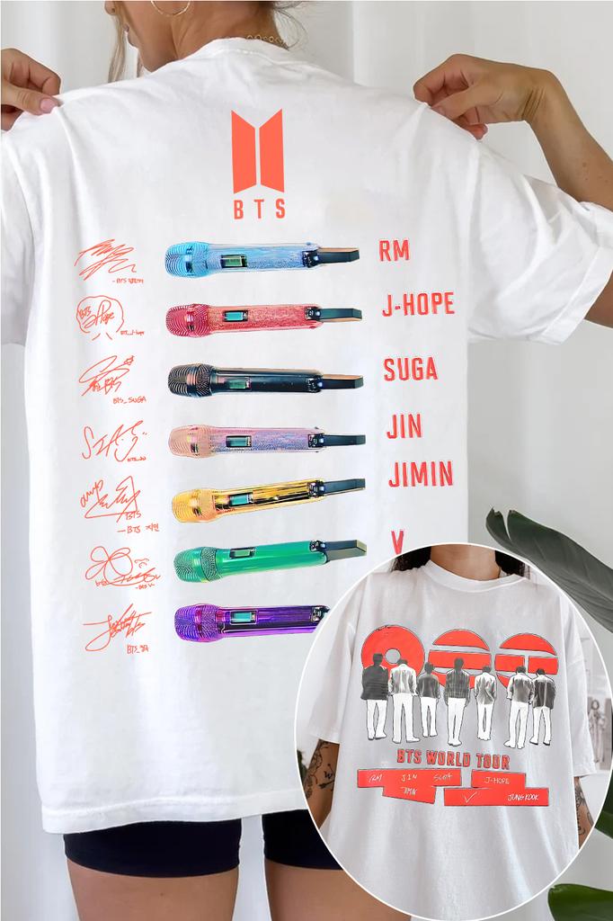 BTS Arirang 2026 Tričko Kpop Tour Tričko Dámské Pánské Oversized Y2k Krátký Rukáv Ležérní Bavlna Vysoká Kvalita Dámské Pánské Oblečení