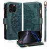 Portfel z wytłaczanej skóry Mandala Etui z klapką Do Samsung Galaxy A57 A37 A56 A36 A26 A55 A35 A54 A34 A25 A24 A23 4G 5G