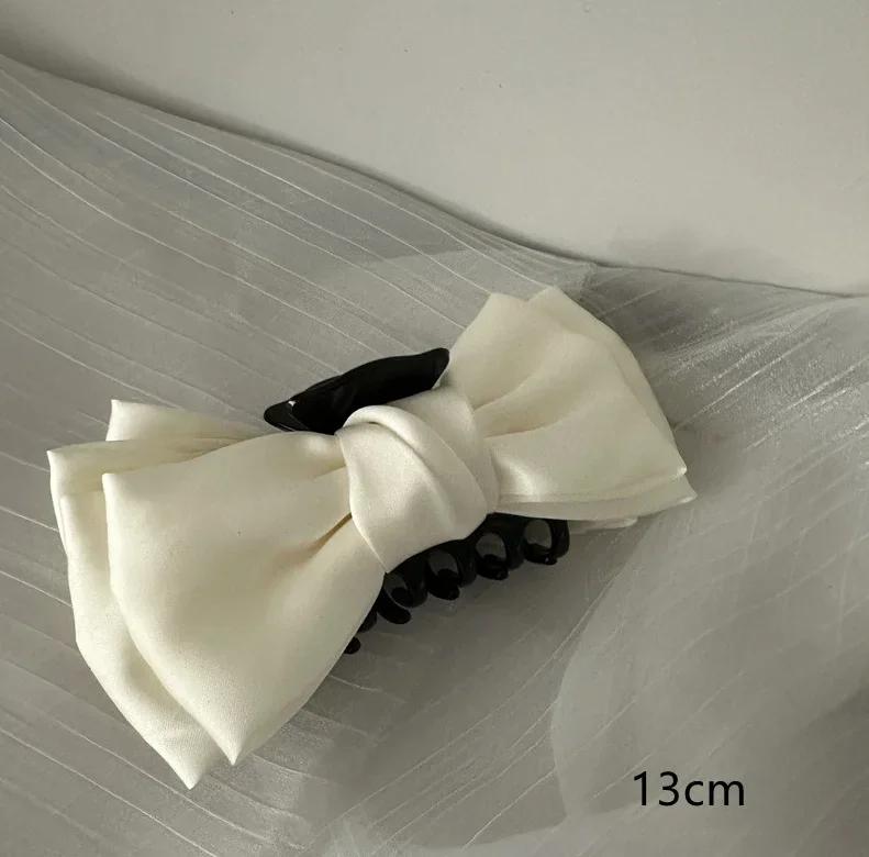 Big Size Bow Hair Claw Sweet Kawaii Hair Clip Claw Clamp Girls Hair Clips Headwear Women Hair Accessories