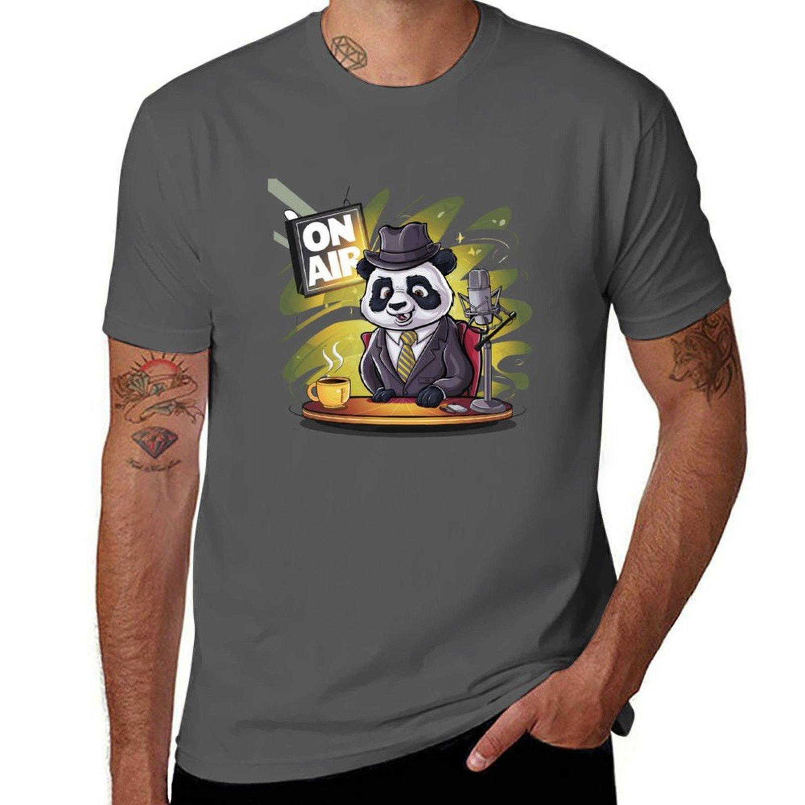 

Cute panda MC T-Shirt cotton t shirts high quality t shirts for man graphic tees man t shirt cotton T-Shirt 4XL