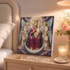 Pearl Painting 5D DIY Decorative Painting. Holy Mother and Angels Religious Art. Cute Birthday Gift. Handmade Craft Art Painting