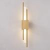 Nordic Creative Simple Retro Gold Strip Wall Lamp Suitable for Bedside/Entrance/Stairs Gold