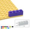 40PCS DIY 1x4 Dots Thick Figures Bricks Educational Creative Size 1*4 Dots Building Blocks Compatible With 3010 Toy For Children