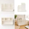 Large Capacity Storage Box Hollowed-out Pen Holder Office Supplies Makeup Holder  Desk Supplies