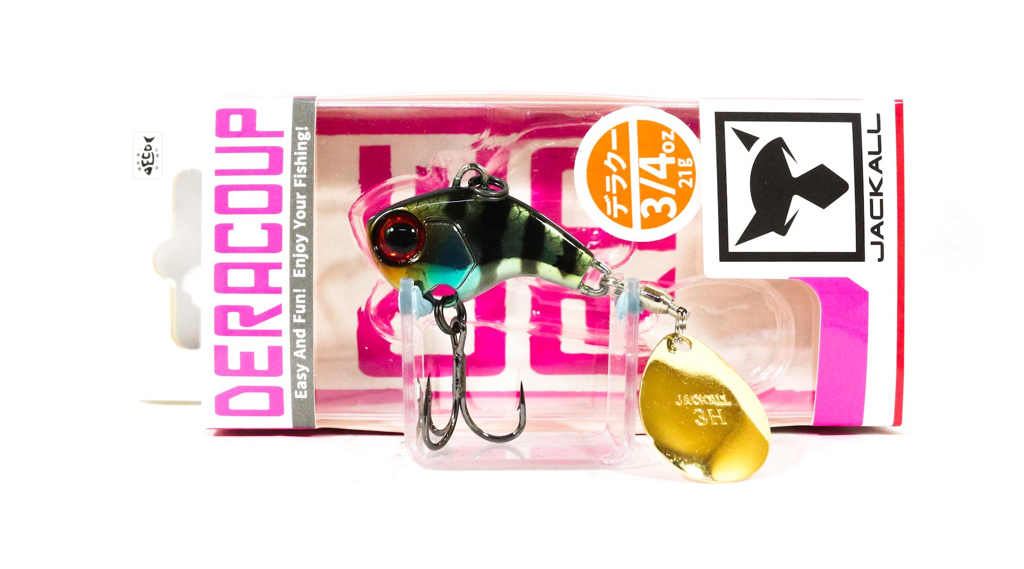 

Jackall Deracoup 3/4 oz Spin Tail Тонущая Приманка HL Gold Gill (4895)