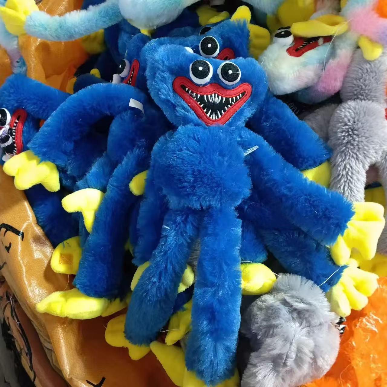 Cross-Border Poppy Playtime Horror Game Red & Blue Monster Plush Doll 40 cm