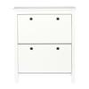Meubl white NARROW SHOE CABINET for the hall MADE OF MDF