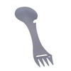 5 in 1 Camping Spoon Fork Bottle Opener Sawtooth Cutter Portable Stainless Steel Spork