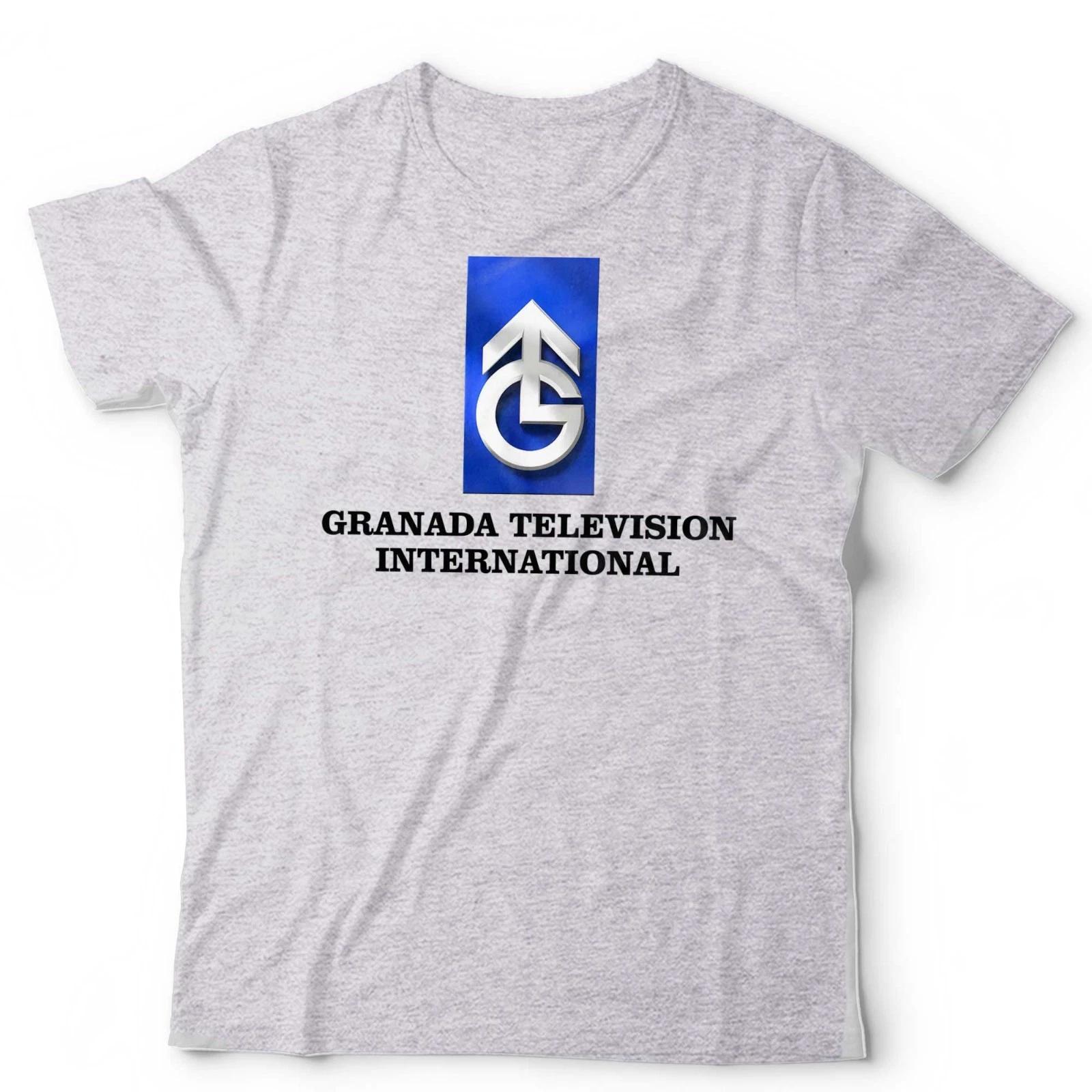 Granada TV Logo T Shirt International Retro Vintage 70s 80s Graphic Tee Unisex M