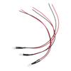 20PCS 5mm Prewired LED Diodes 5‑12V Single LED Bulbs Individual Light Emitting Diodes  DIY Projects
