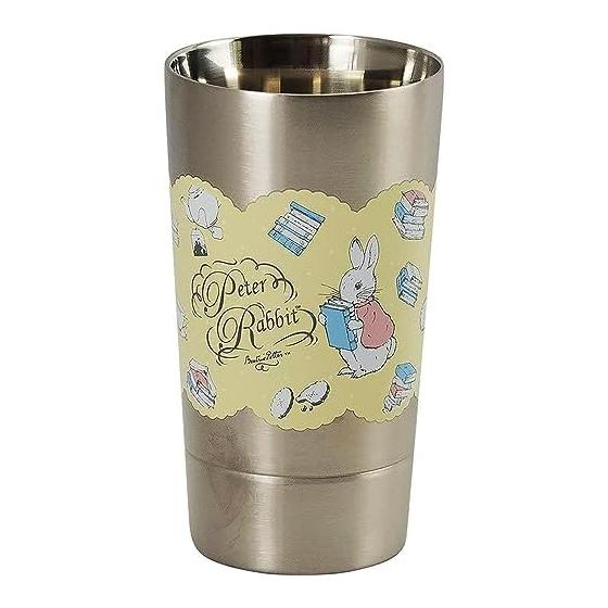 Peter Rabbit Double Stainless Steel Tumbler Approx. 350ml Little Book Sisters Made in Japan (Processed) PR622-855