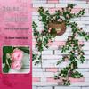 Artificial Rose Vine Floral Ceiling Decor