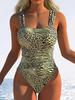 Europe and the United States 11 New Suspender Sexy Backless Hot Spring One-piece Swimsuit One-piece Bikini Women