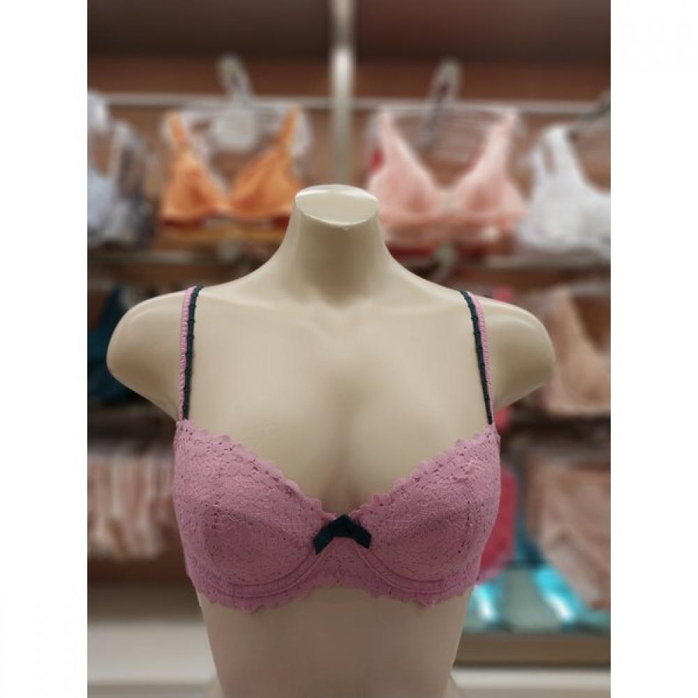 BARBARA 2 цвета Кружевной неклеевой бюстгальтер Abr4435 Pink/80D