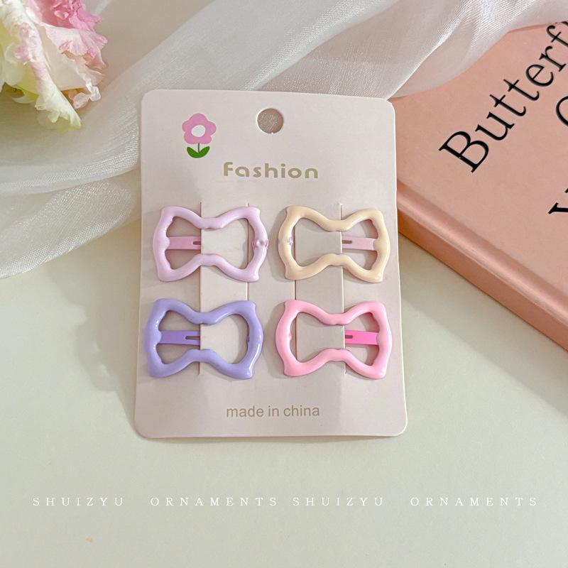 Dopamine Color Bangs Hair Clip Sideburns for Kids & Women - Duckbill Hairpin Headwear