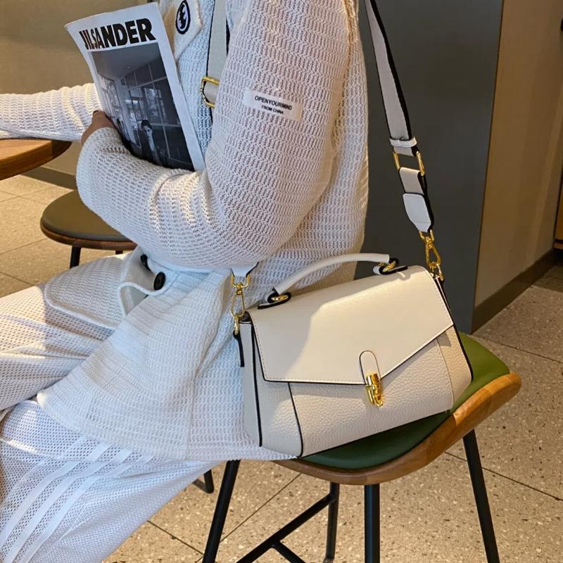 Genuine Leather Women's Bag New Trendy All-match Messenger Shoulder Bag Ladies Fashion First Layer Cowhide Handbag High Quality Purse