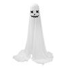 White Cloth Ghost Decor Adjustable Height Cute Unique Lighted Fabric Ghost with String Light for Party Porch Yard Home