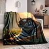1 Stück Tiger-Print-Decke Warm, Gemütlich Und Weich, Geeignet für Sofas, Betten, Autos Und Bürogebrauch. Perfekt für Camping Und Reisen, Was Sie zu Einem Tollen Geschenk macht