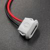 Type-C Female Socket with Cable, 3A Current, DIY Repair Desk Lamp Toy Charging Port, Waterproof USB Socket.