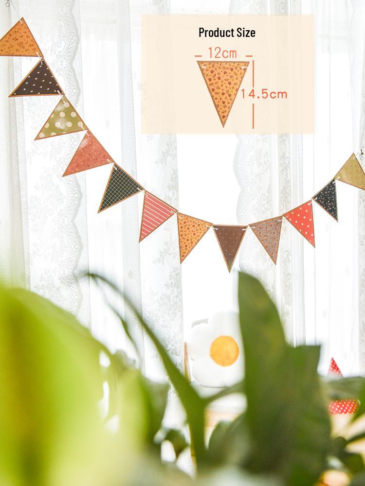 Wimpelkette für Kindergeburtstage – ideal für Babys ersten Geburtstag, als Partyhintergrund oder Zeltdekoration beim Camping.