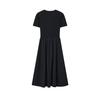 FILA Heritage Fashion Simple Classic Retro Casual Elegant Relaxed Versatile Comfortable Mid-Length Slim Short Sleeve Dress Women dresses F51W628302FNV