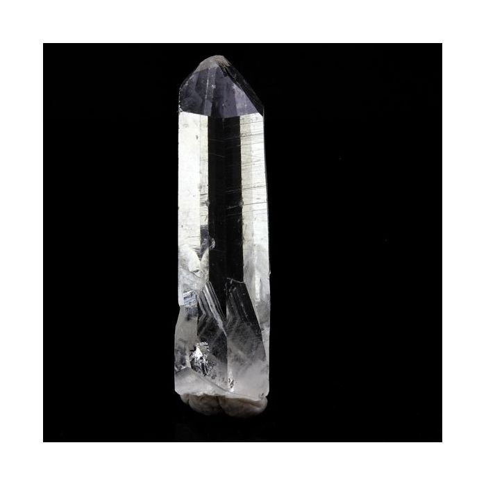 Quartz - La Gardette - 26.58 ct - Certificat d'authenticité - Dimensions 37x11x8 mm - Gris