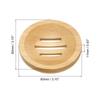 2/4pcs Wooden Soap Dish Natural Bamboo Soap Saver Tray Self Draining Soap Holder for Bathroom Bathtub Kitchen Sink